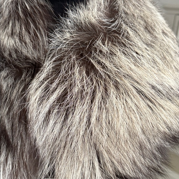 Genuine Fox fur wrap scarf EMBA - Picture 16 of 16